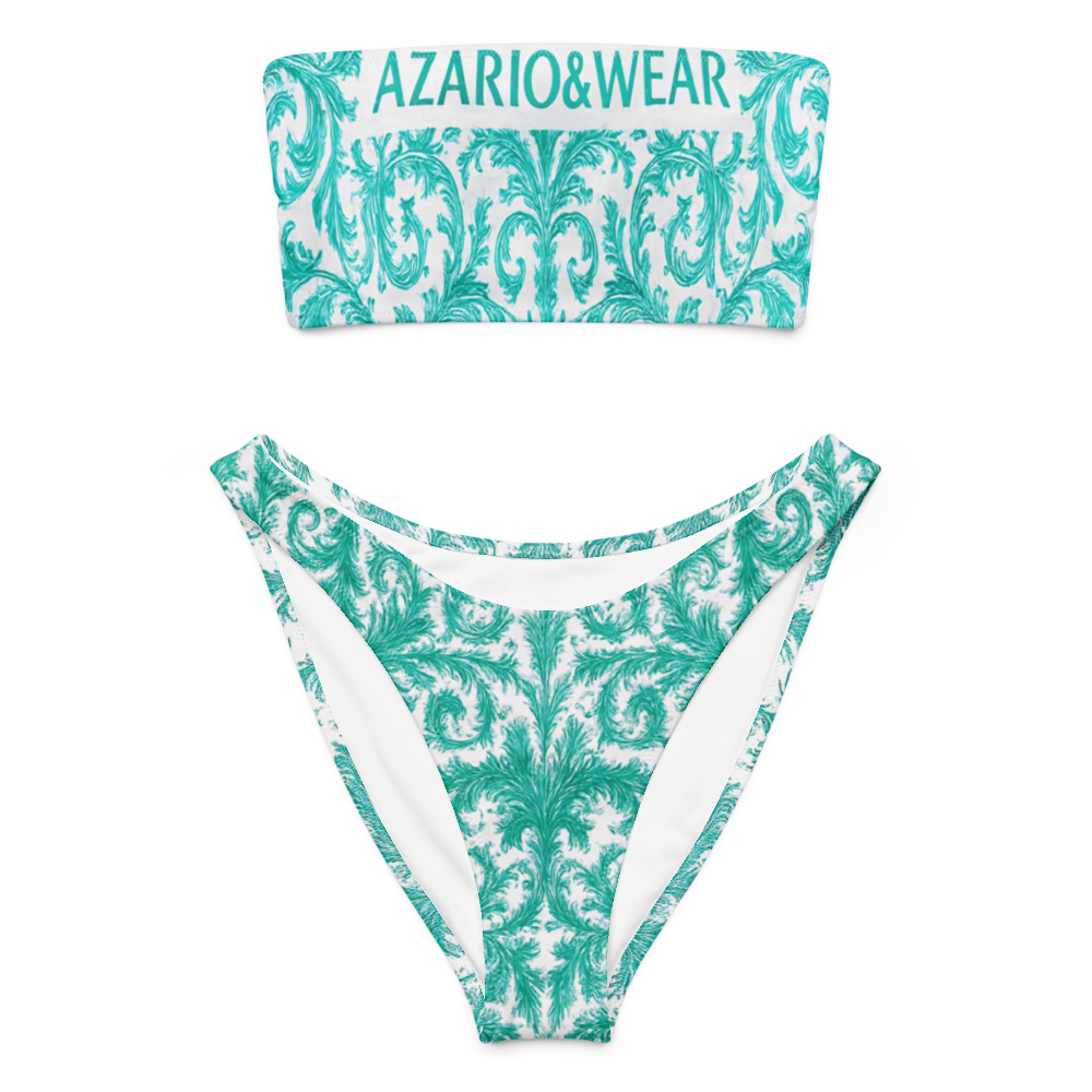 Bandeau Bikini - Bluish Green