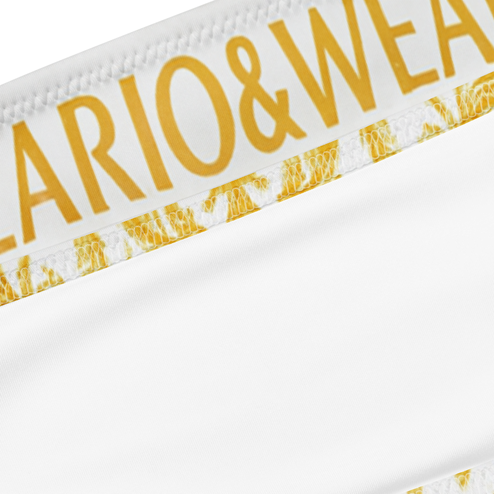 Golden Baroque Surf-Ready Bikini Bottom